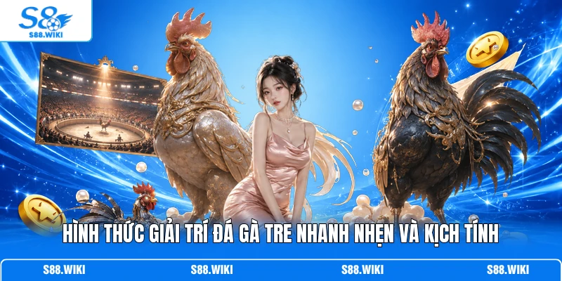 Hình thức giải trí đá gà tre nhanh nhẹn và kịch tính