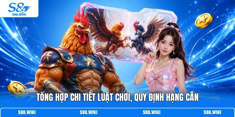 Tổng hợp chi tiết luật chơi, quy định hạng cân
